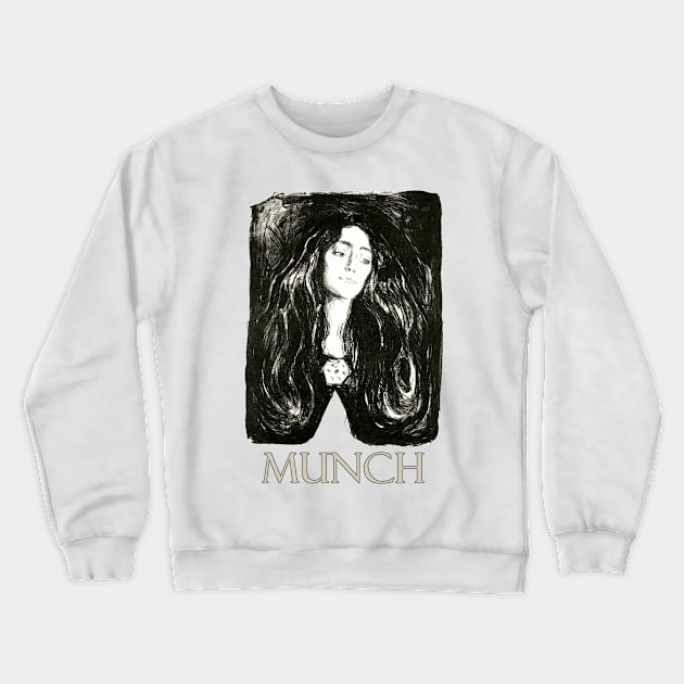 The Brooch by Edvard Munch Crewneck Sweatshirt by Naves